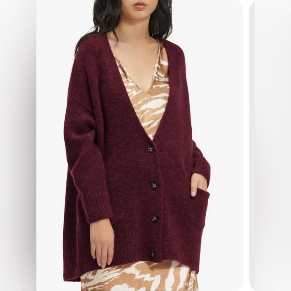 UGG Deep Burgundy Women's Cardigan